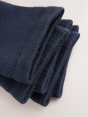 Navy Blue Warm Thermal Rich Socks 5 Pack - Image 3 of 3