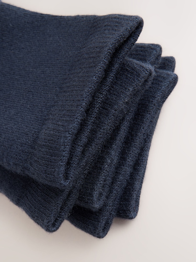 Navy Blue Warm Thermal Rich Socks 5 Pack - Image 3 of 3 Navy Blue Warm Thermal Rich Socks 5 Pack - Image 3 of 3