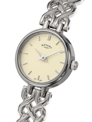 Rotary Silver White Dial Stainless Steel Bracelet Watch - Image 2 of 4