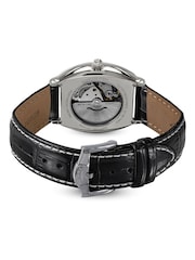 Rotary Black Automatic Stainless Steel Black Leather Strap Watch - Image 4 of 4