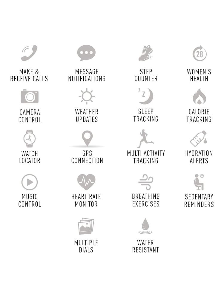 Reflex Active Black Nexus Strap Smart Watch - Image 5 of 5 Reflex Active Black Nexus Strap Smart Watch - Image 5 of 5