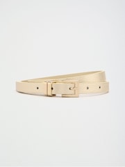Choc, Animal and Gold Skinny Belts 3 Pack - Image 3 of 6