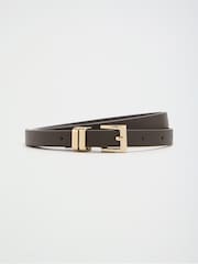 Choc, Animal and Gold Skinny Belts 3 Pack - Image 4 of 6