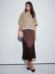 Gold Sequin Cape Top - Image 4 of 7