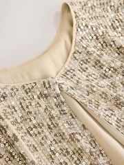 Gold Sequin Cape Top - Image 6 of 7