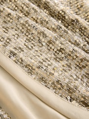 Gold Sequin Reversible Cape Top - Image 8 of 8