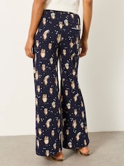 FatFace Owl Wide Leg Pyjama Bottoms - Image 2 de 7
