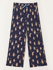 FatFace Owl Wide Leg Pyjama Bottoms - Image 7 de 7