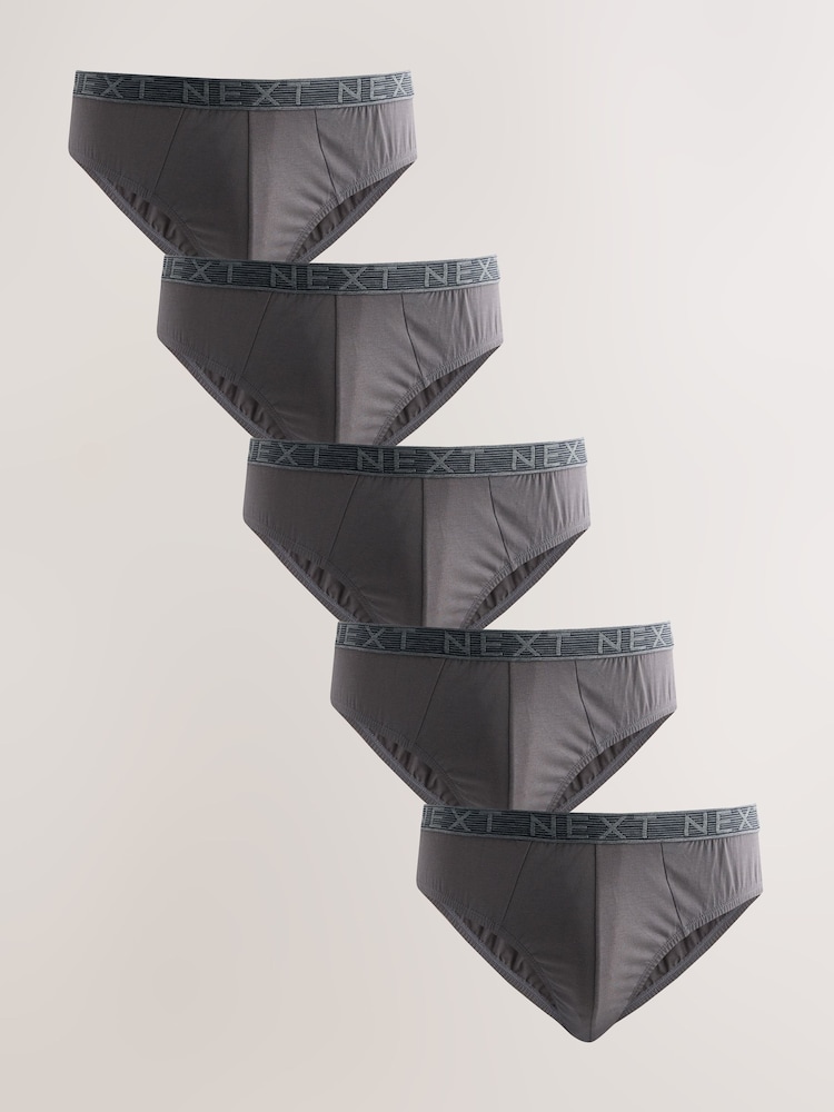 Gris oscuro - Calzoncillos con alto contenido de algodón - Imagen 1 de 2 Gris oscuro - Calzoncillos con alto contenido de algodón - Imagen 1 de 2