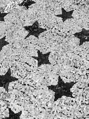 Silver/Black Star Sequin Mini Skirt - Image 6 of 7