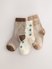 neutre - Lot de 3 chaussettes de Noël - Image 1 de 3