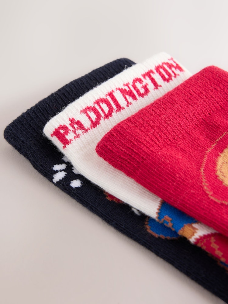 Paddington Cotton Rich License Socks 3 Pack - Image 3 of 3 Paddington Cotton Rich License Socks 3 Pack - Image 3 of 3