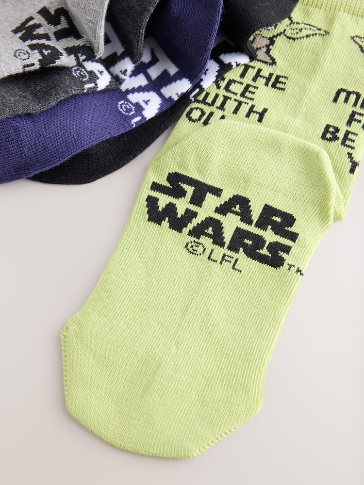 Star Wars Character Cotton Rich Socks 5 Pack - Image 3 of 3