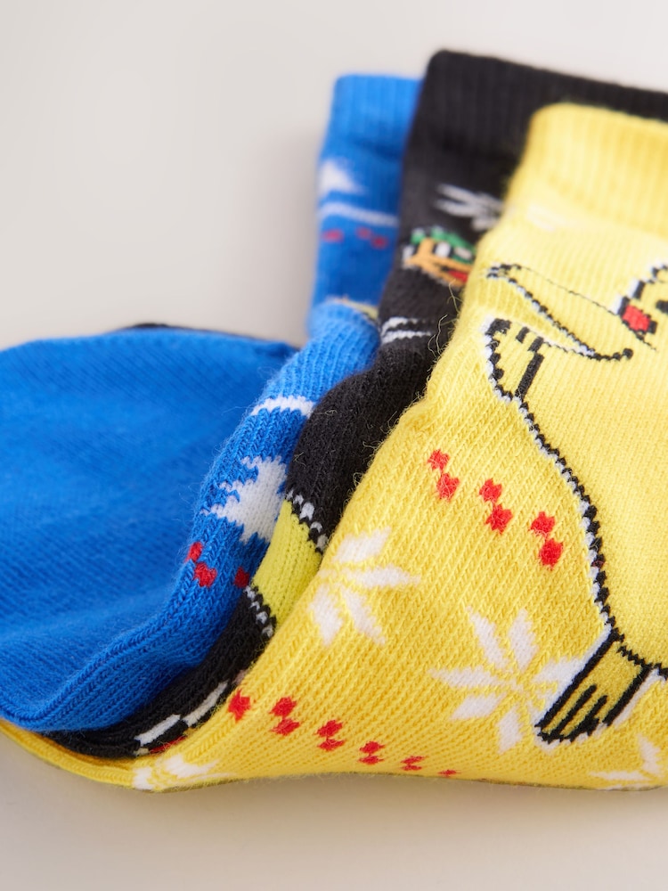 Pokemon Cotton Rich License Christmas Socks 3 Pack - Image 3 of 3 Pokemon Cotton Rich License Christmas Socks 3 Pack - Image 3 of 3