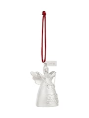 Widdop Silver Love Mini Angel Bell Metal Ornament - 4.5" x 5 - Image 2 of 5