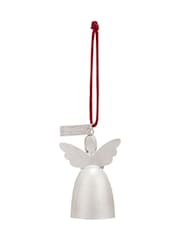 Widdop Silver Joy Mini Angel Bell Metal Ornament - 4.5 x 5in - Image 4 of 5