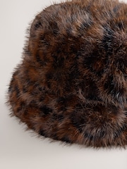 Leopard Fur Bucket Hat - Image 2 of 3