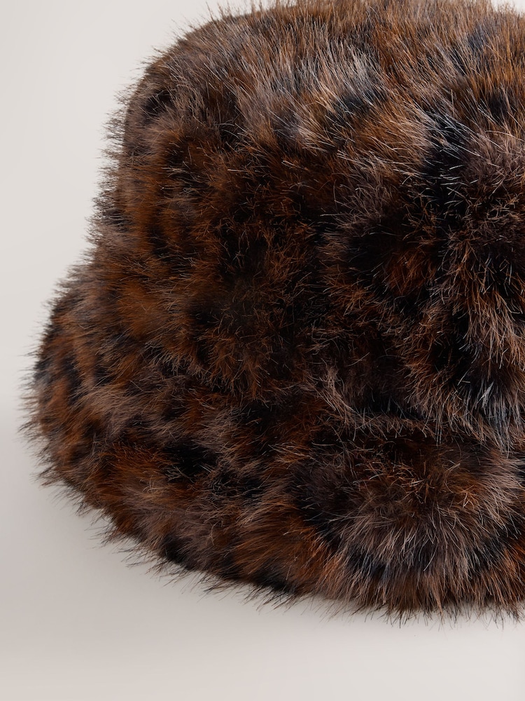 Leopard Fur Bucket Hat - Image 2 of 3