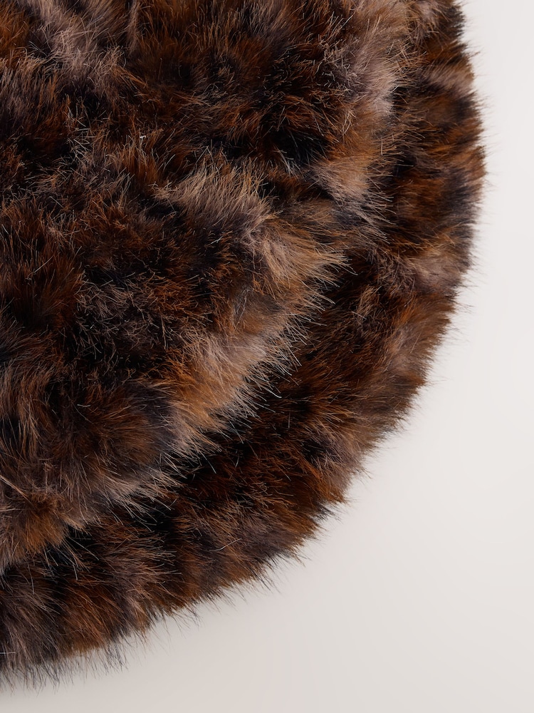 Leopard Fur Bucket Hat - Image 3 of 3
