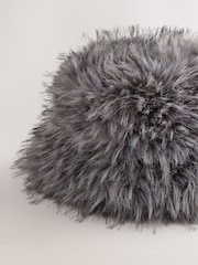 Grey Fur Cloche Hat - Image 2 of 3