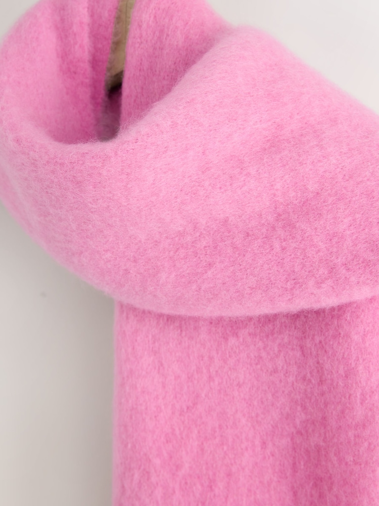 Pink Heavyweight Blanket Scarf - Image 6 of 6