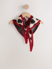 Animal Jacquard Heavyweight Triangle Scarf - Image 1 of 3