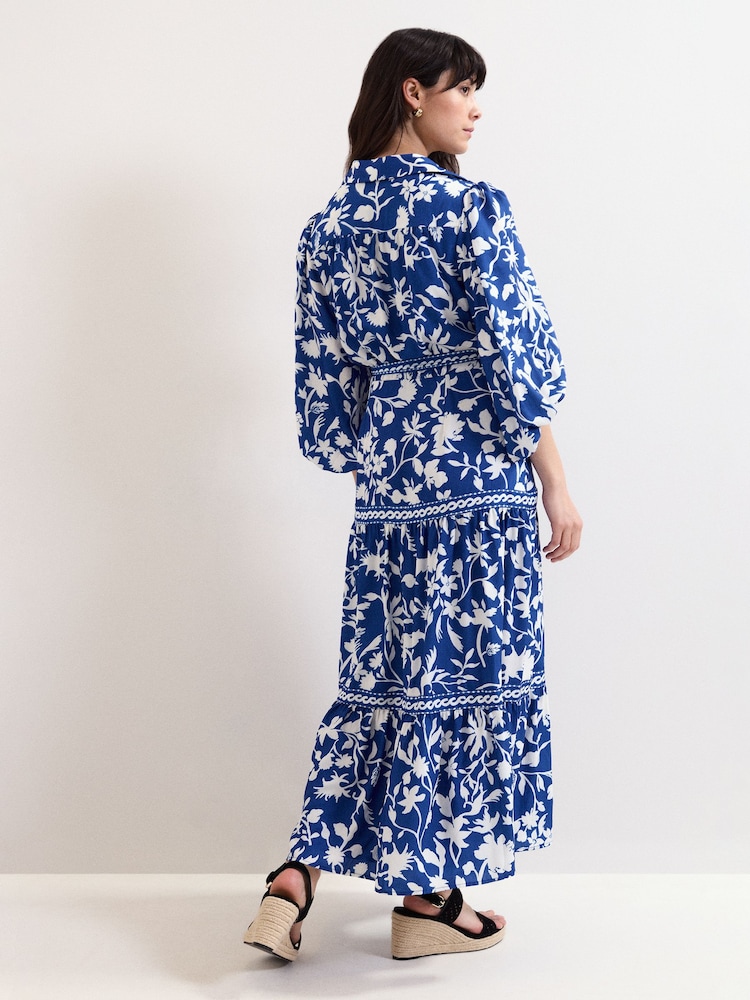 Phase Eight Blue Petite Coralie Dress - Image 2 of 7