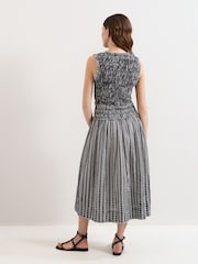 Phase Eight Black Chiara Stripe Dress - Image 2 of 6