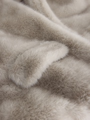 Grey Faux Fur Gilet Cover-Up - Image 3 of 3