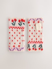Multi Cherry Print Handwarmer Gloves - Image 4 of 6