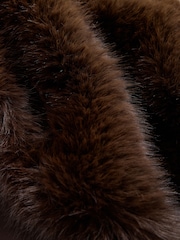 Brown Faux Fur Gilet Cover-Up - Image 7 of 7