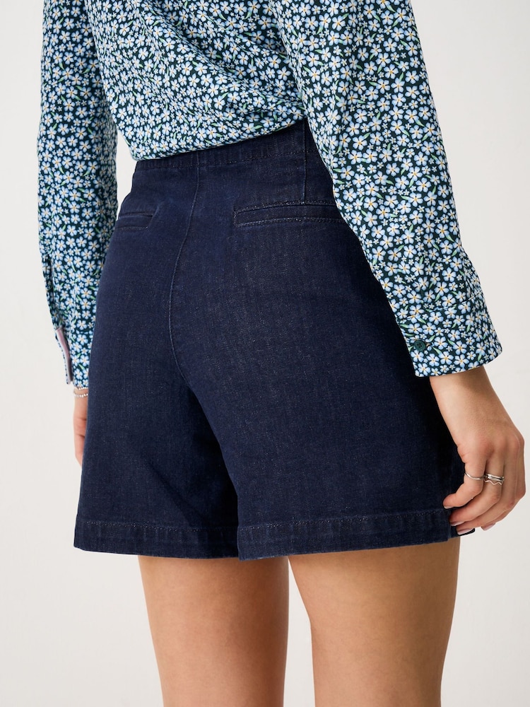 Crew Clothing Blue Denim Sailor Shorts - Image 2 of 5