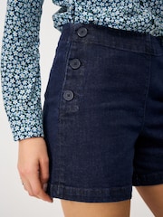 Crew Clothing Blue Denim Sailor Shorts - Image 4 of 5