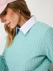 Crew Clothing Tillie Textured Stitch Jumper - Imaginea 4 din 5