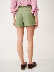 Crew Clothing Green Tilda Cotton Chino Shorts - Image 3 of 5