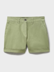 Crew Clothing Green Tilda Cotton Chino Shorts - Image 5 of 5