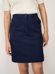 Crew Clothing Blue Chino Skirt - Image 3 of 5