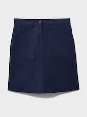 Crew Clothing Blue Chino Skirt - Image 5 of 5