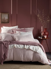 Secret Linen Store Vintage Rose Big Waffle Throw - Image 2 of 2