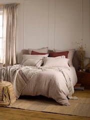 Secret Linen Store Conker Sid Stripe Fitted Sheet - Image 3 of 4