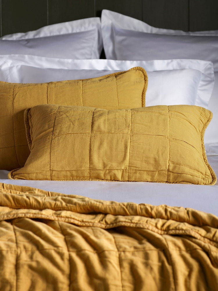 Стеганая подушка Secret Linen Store Finn - Изображение 1 3