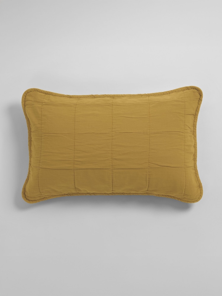 Стеганая подушка Secret Linen Store Finn - Изображение 2 3