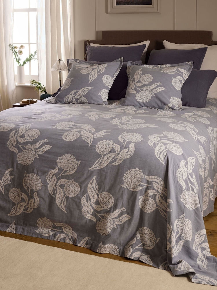 Secret Linen Store French Blue Iona Cushion Cover - Image 3 of 3