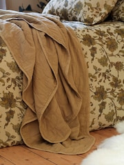 Secret Linen Store Milo Quilted Throw - Image 1 de 3