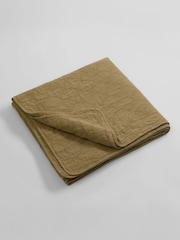 Secret Linen Store Milo Quilted Throw - Image 2 de 3
