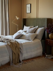 Secret Linen Store Milo Quilted Throw - Image 3 de 3