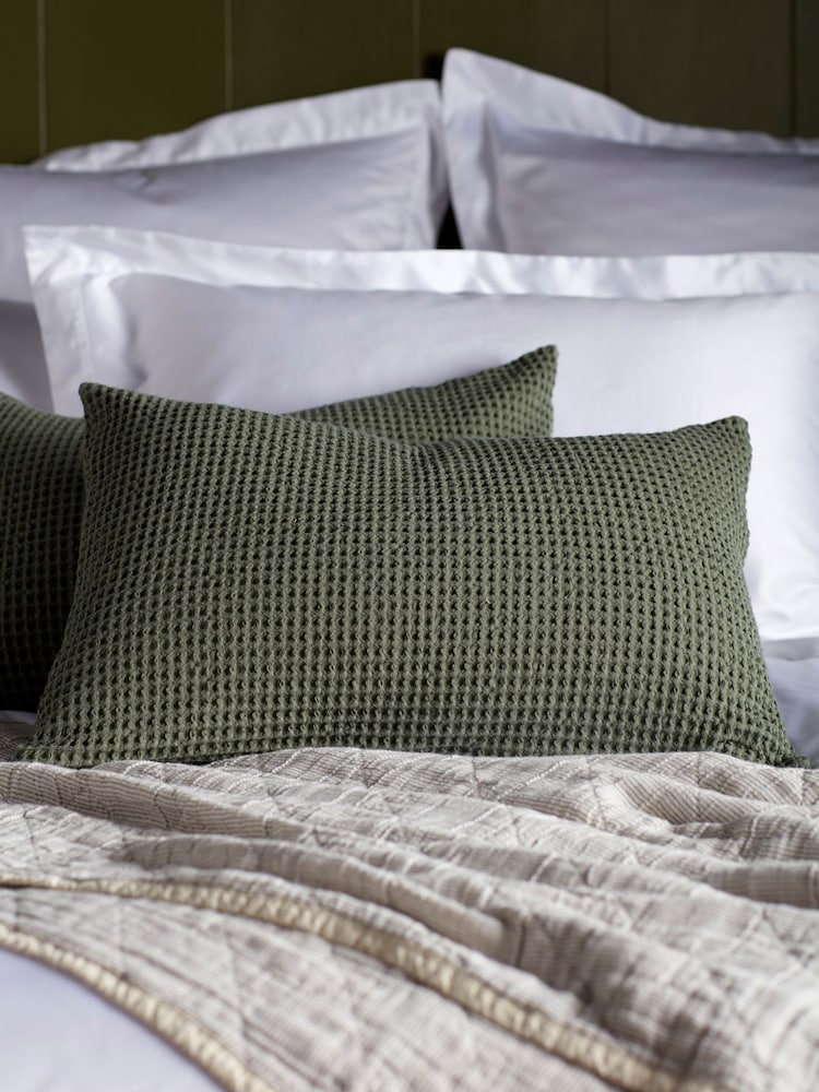 Secret Linen Store Big Waffle Cushion Cover - صورة 1 من 3