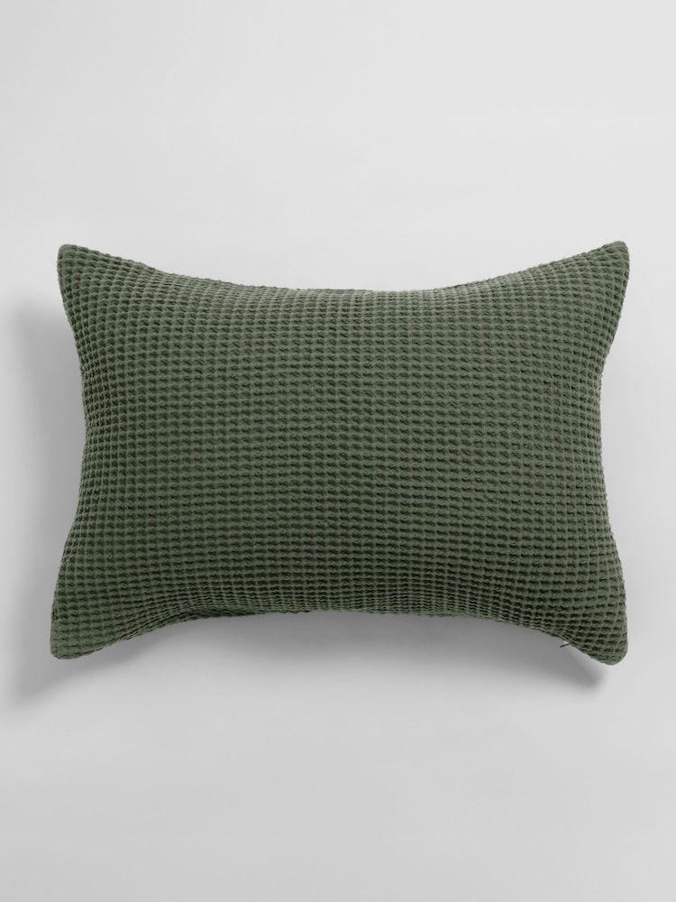 Secret Linen Store Big Waffle Cushion Cover - صورة 2 من 3