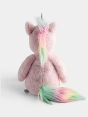 JoJo Maman Bébé Sparkles Unicorn Pink Soft Plush Toy - Image 3 of 4