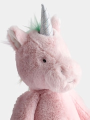 JoJo Maman Bébé Sparkles Unicorn Pink Soft Plush Toy - Image 4 of 4